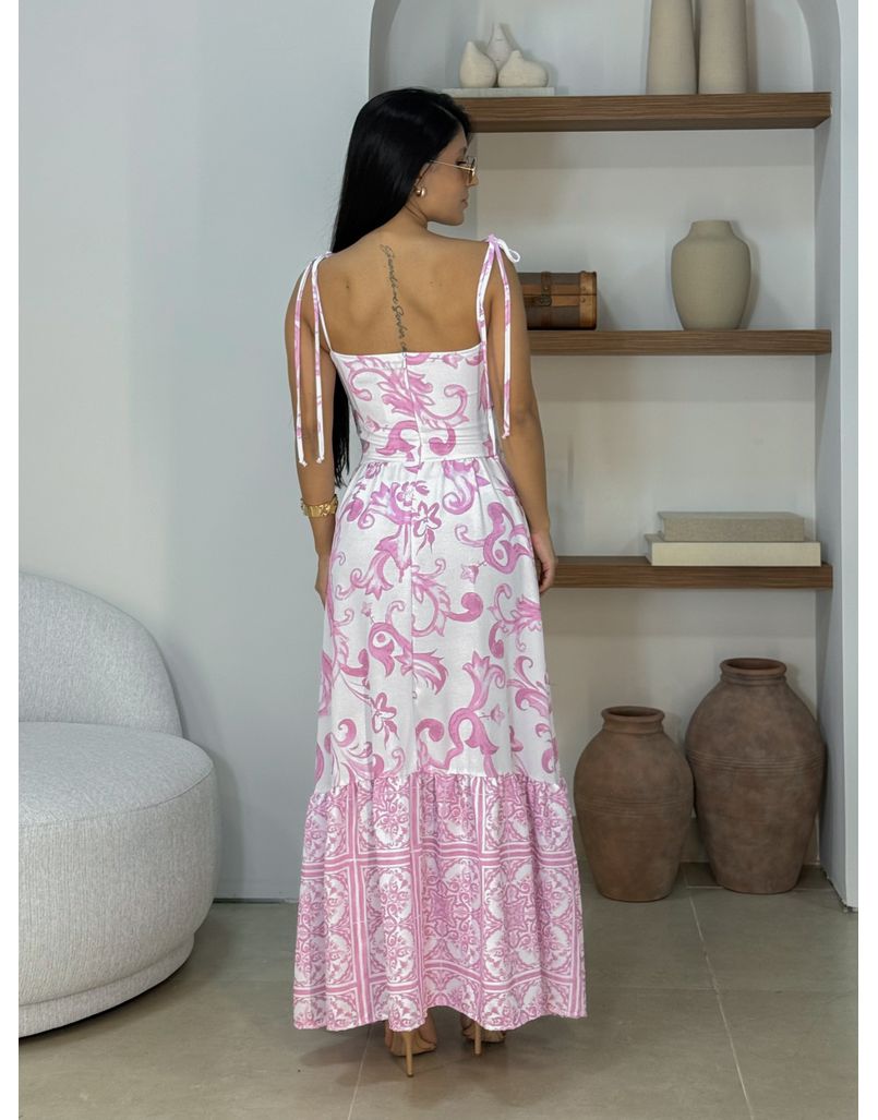 Vestido Thiara Rosa