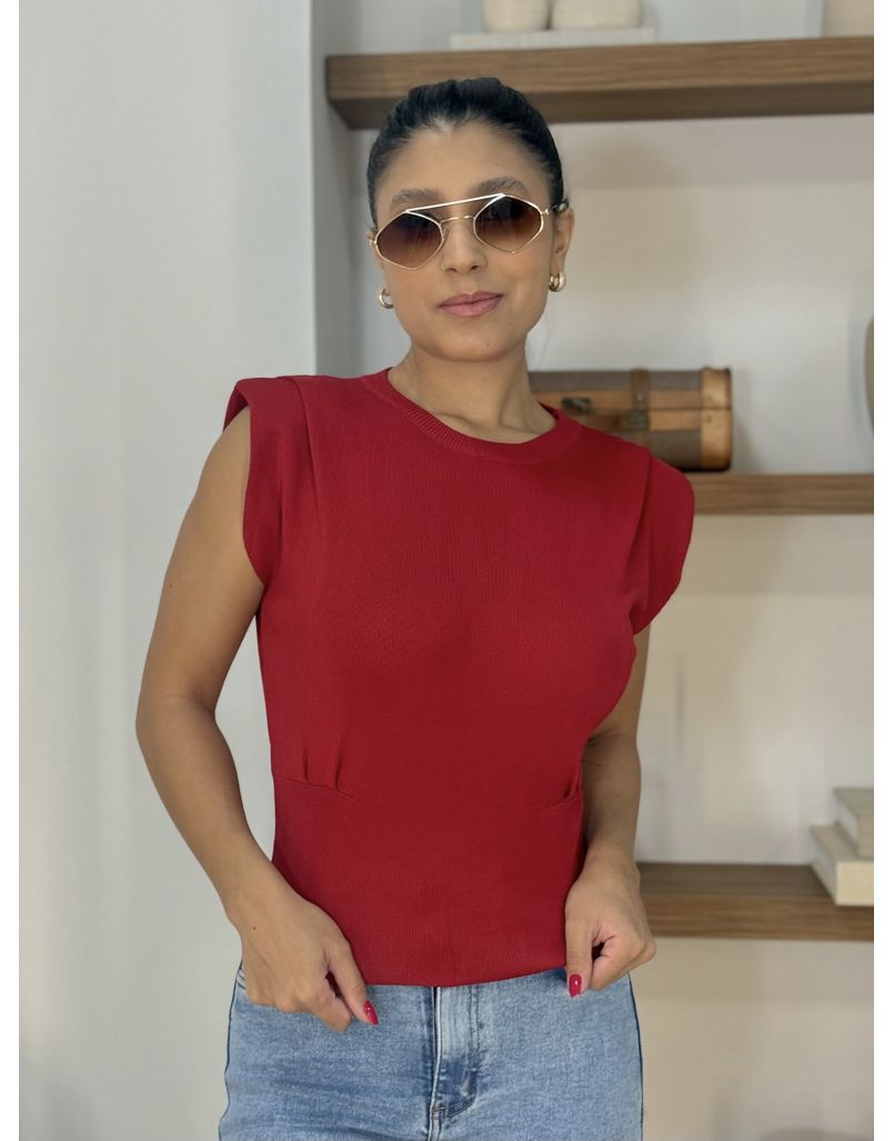 Blusa Muscle Tee Light Tânia Vermelha