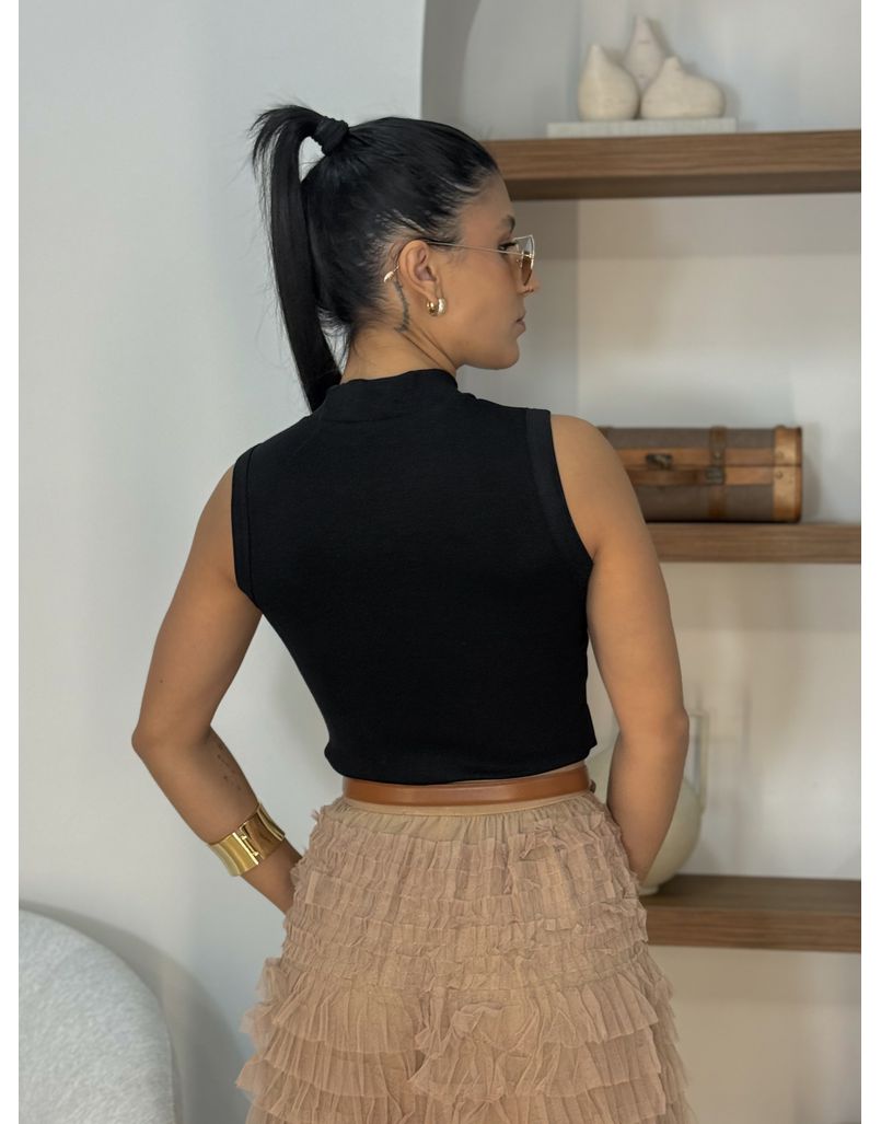 Blusa Regata Basic Preto