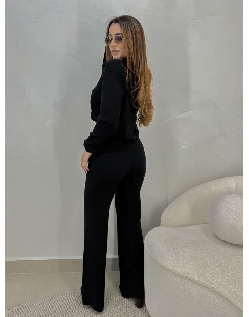 Conjunto Tricot Santorini Preto 