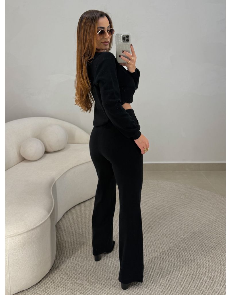 Conjunto Tricot Santorini Preto 