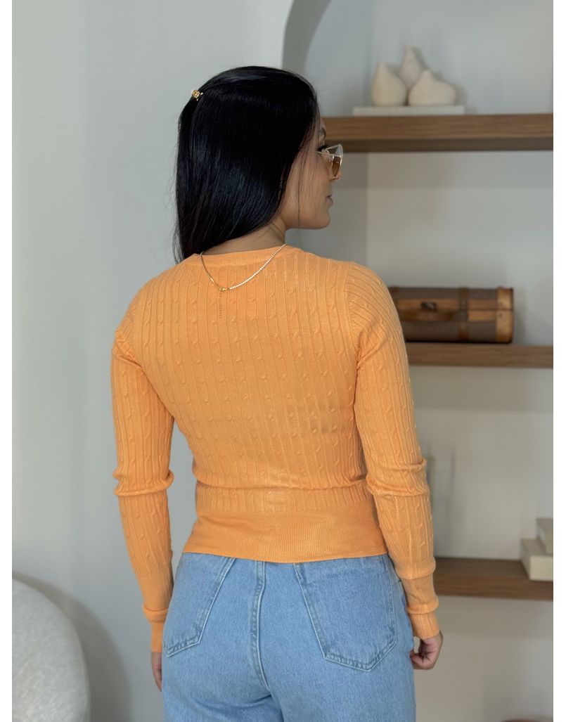 Blusa Tricot Agnes Laranja