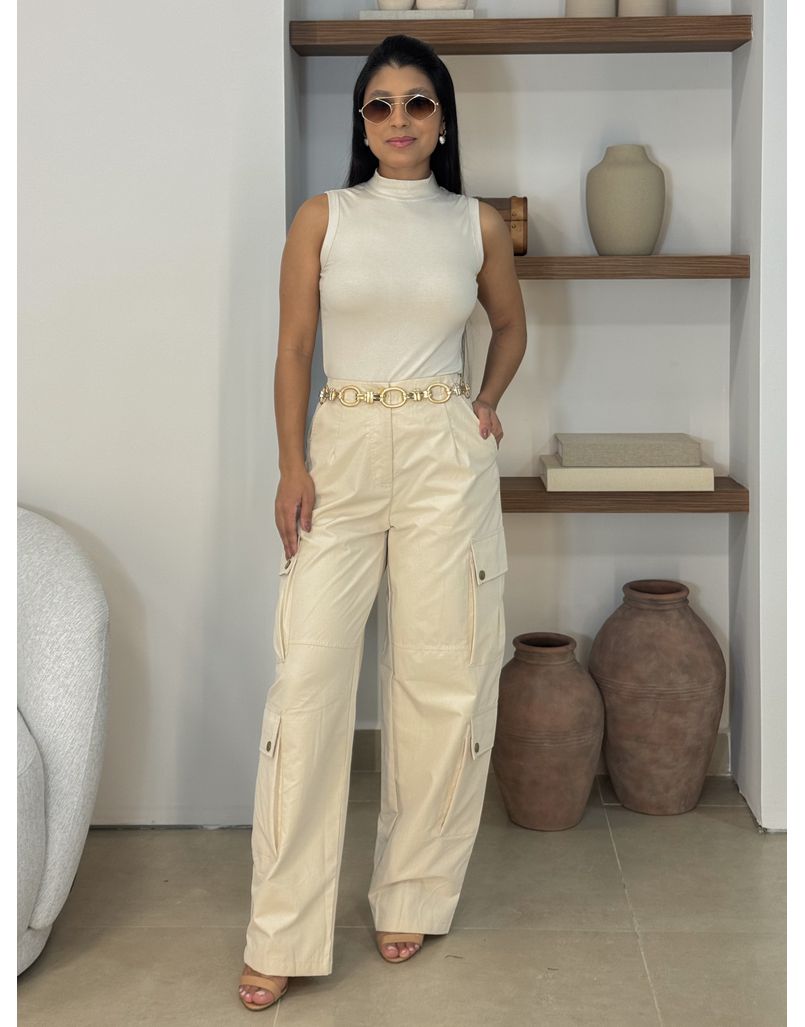 Calça Cargo Hanna Areia