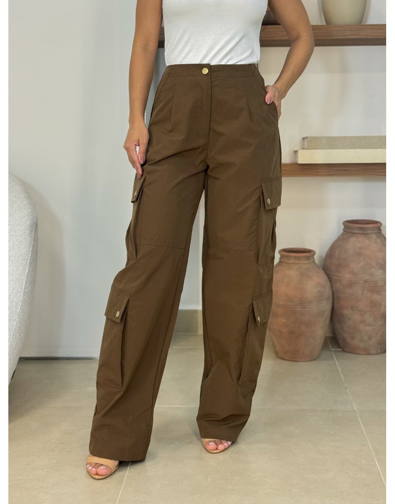 Calça Cargo Hanna Café - Loja La Mina 