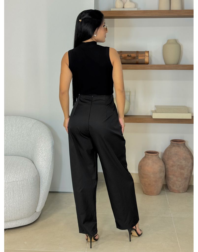 Calça Botão Filipinas Preto 