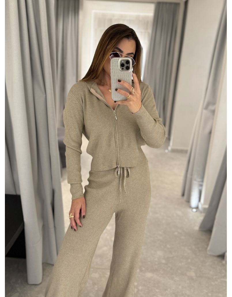 Conjunto Tricot Isabel Cappuccino