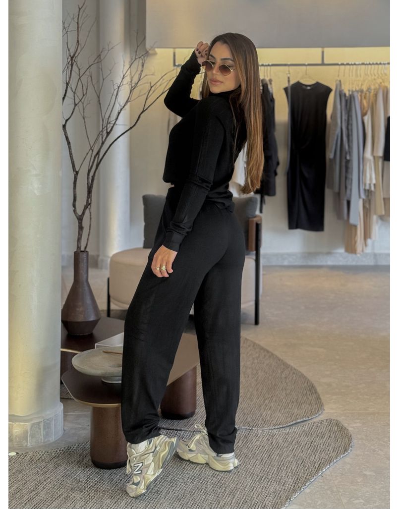 Conjunto Tricot Antonella Preto