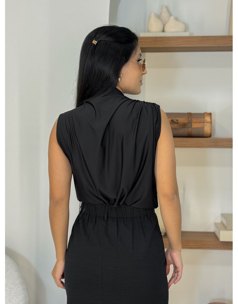 Blusa Franzida Alicia Preta