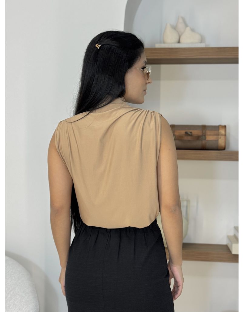 Blusa Franzida Alicia Cappuccino