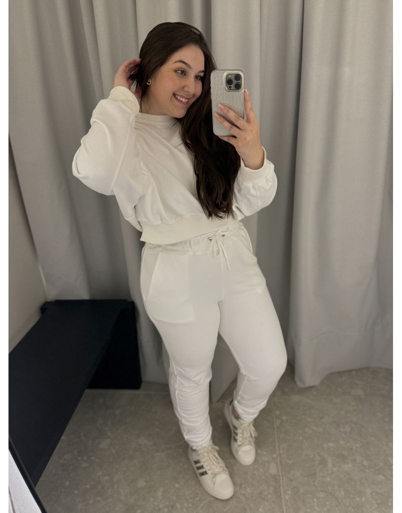 Conjunto Moletom Jogger Off - Loja La Mina 