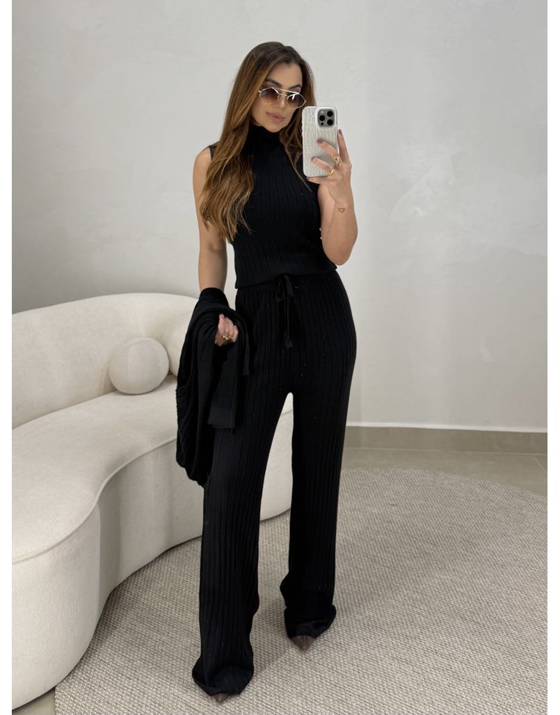 Conjunto 3 peças Gisele Preto