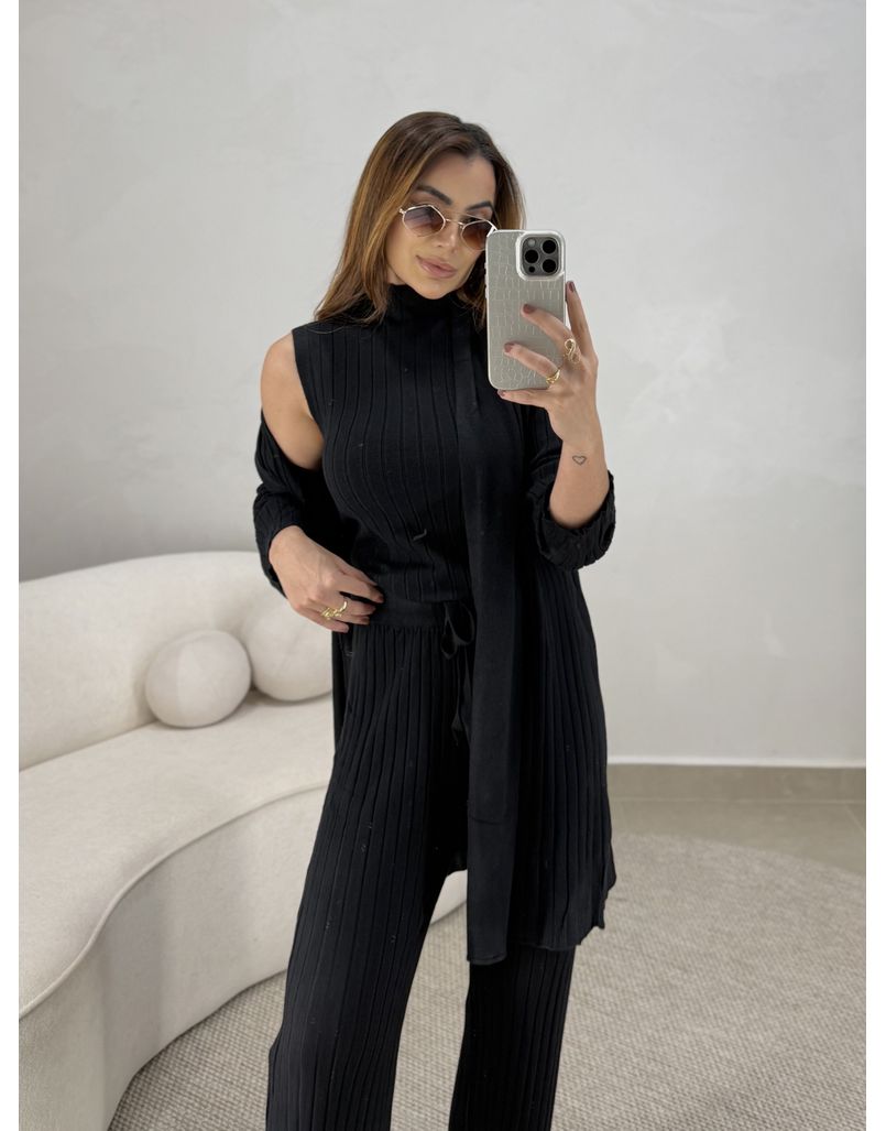 Conjunto 3 peças Gisele Preto