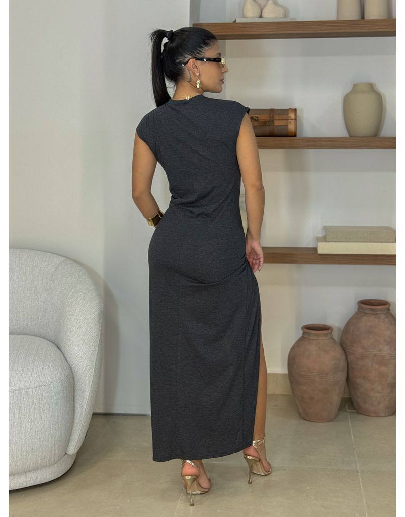 Vestido Nó Naomi Chumbo