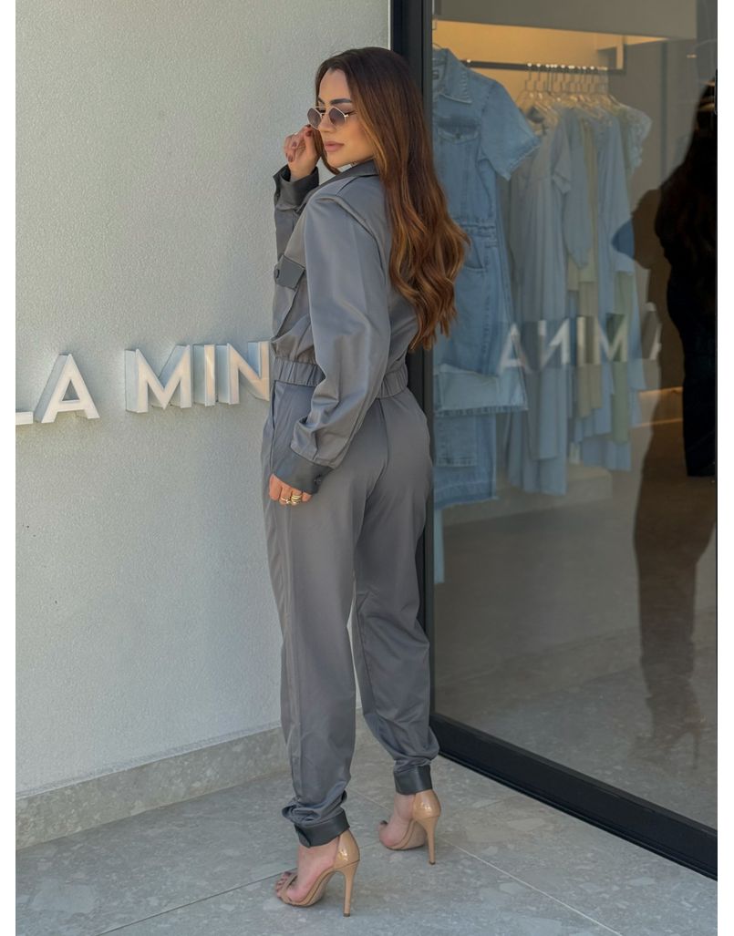 Conjunto Calça Veneza Chumbo