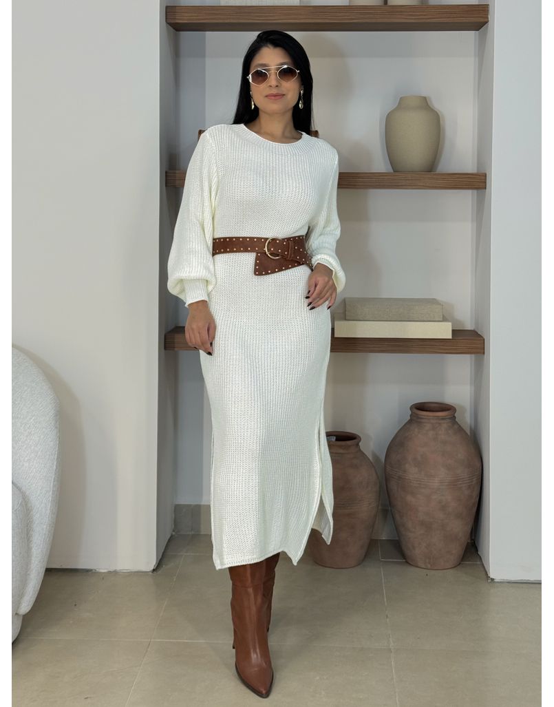 Vestido Tricot Letícia Off
