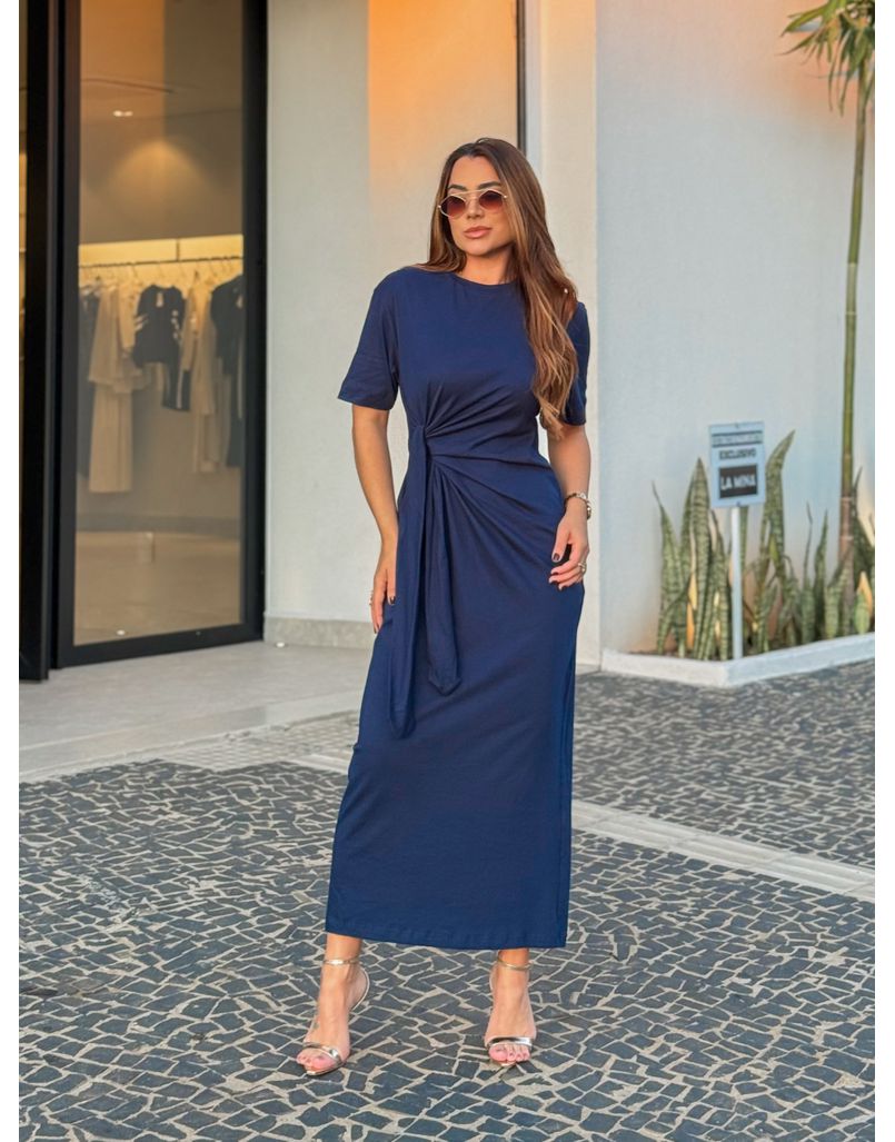Vestido Kelly Marinho - Loja La Mina 