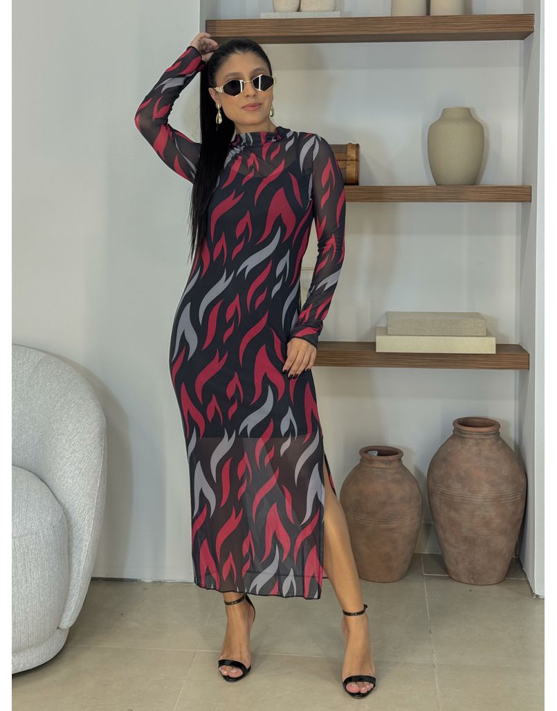 Vestido Tule Preto - Loja La Mina 