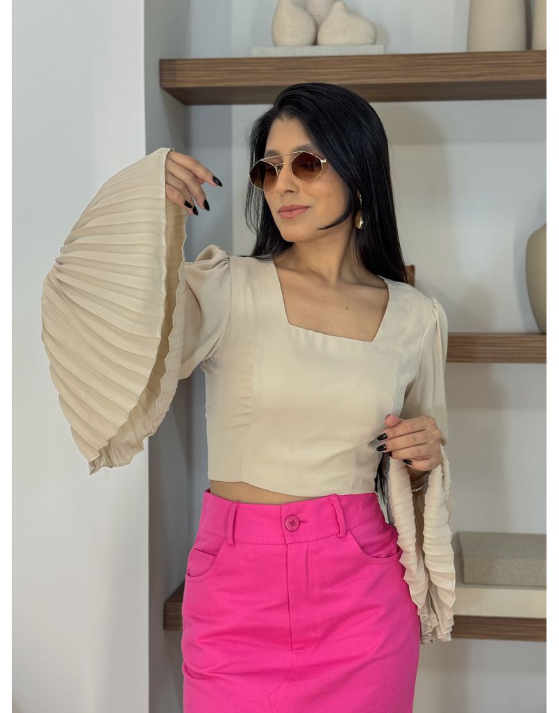 Cropped Tami Areia - Loja La Mina 