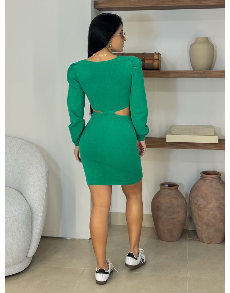 Vestido Tricot Josi Verde