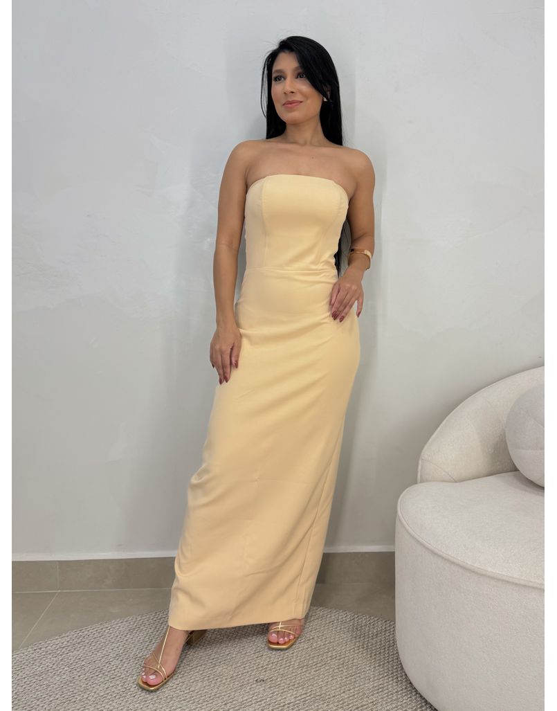 Vestido Suzana Nude - Loja La Mina 