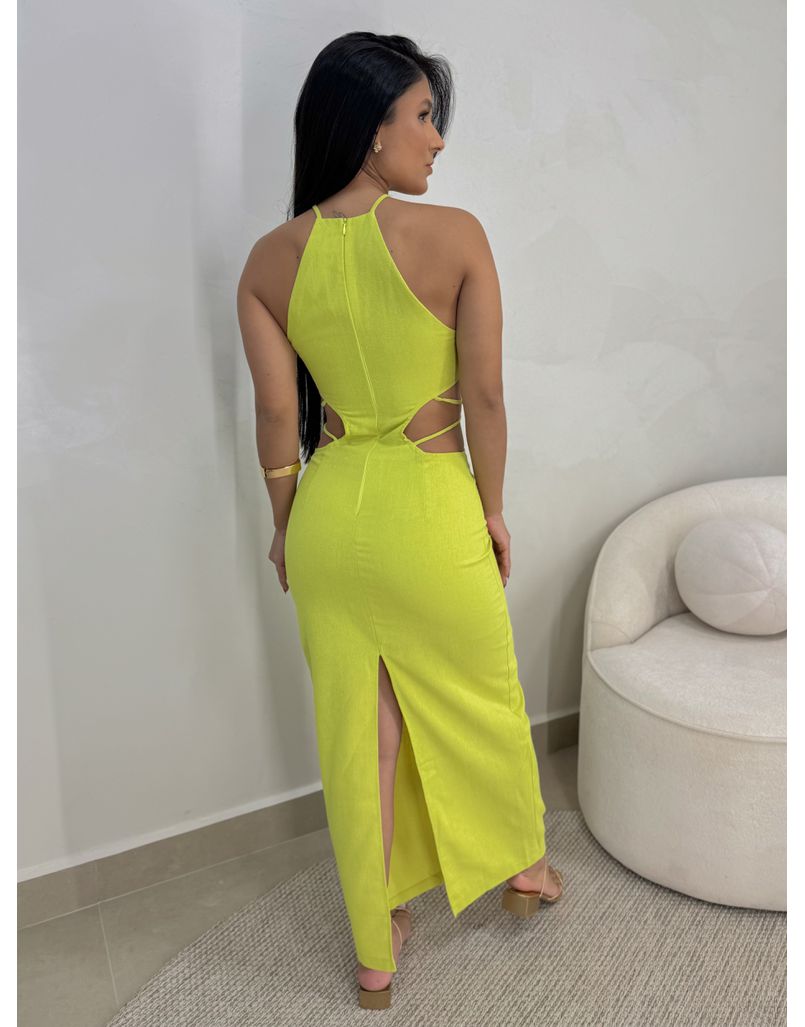 Vestido Midi Nápoles Verde