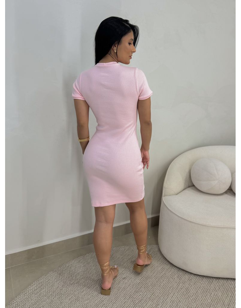 Vestido Tubinho Eva Rosa Bebê