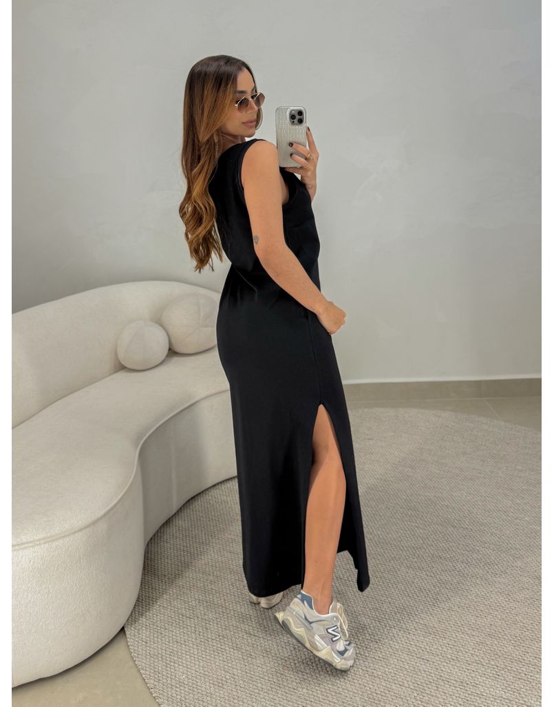 Vestido Regata Madrid Preto