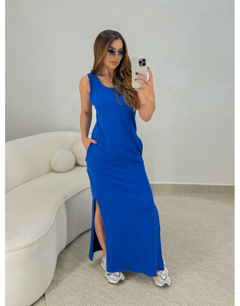 Vestido Regata Madrid Azul - Loja La Mina 