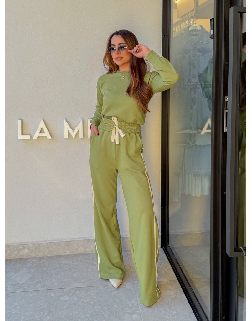 Conjunto Calça Nayane Verde - Loja La Mina 