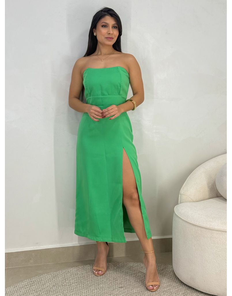 Vestido London Verde - Loja La Mina 