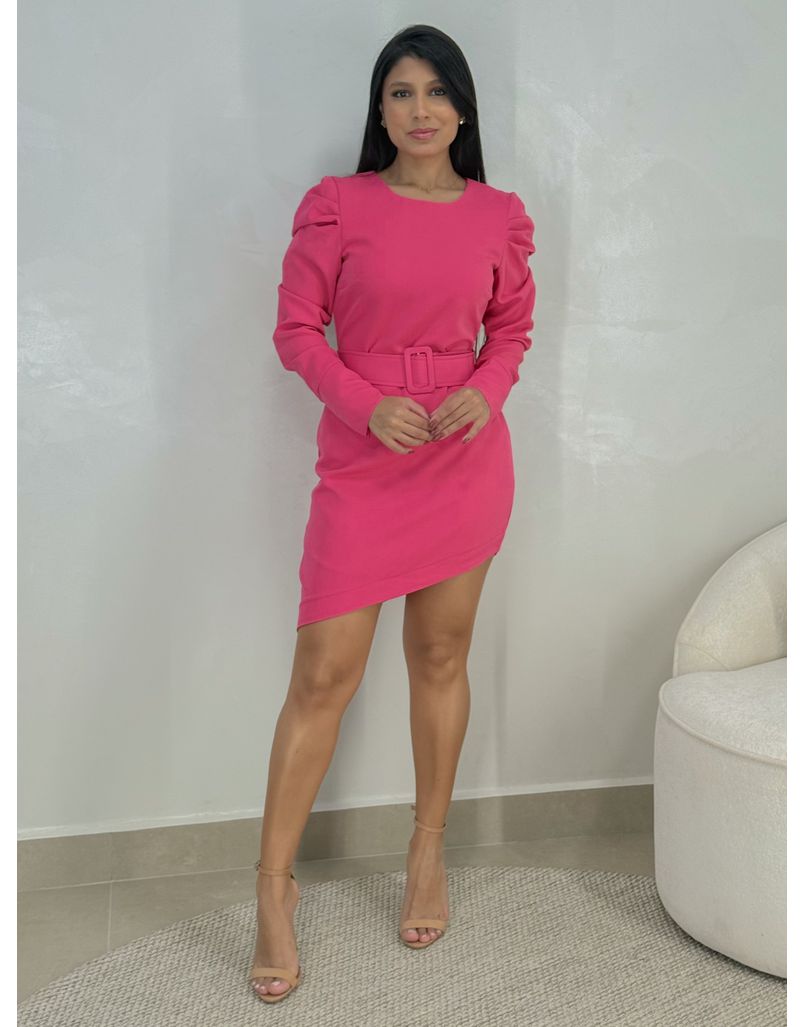 Vestido Marcela Pink - Loja La Mina 