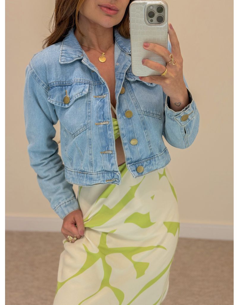 Jaqueta Jeans Clara Kauane