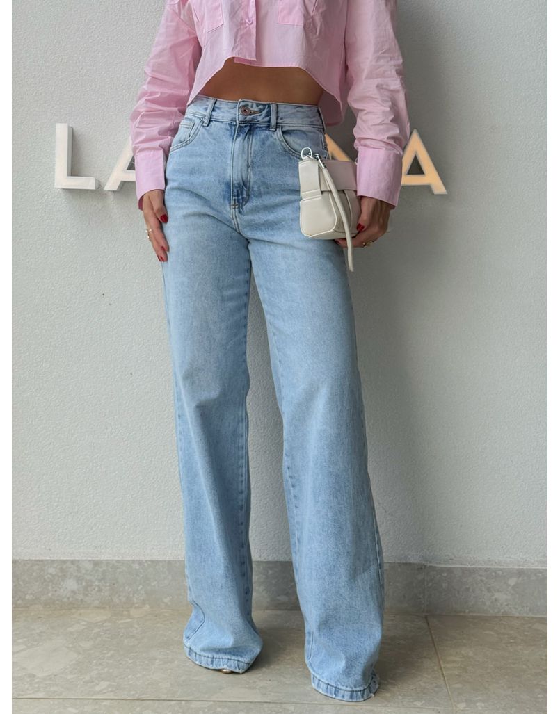 Calça Pantalona Jeans Larissa 