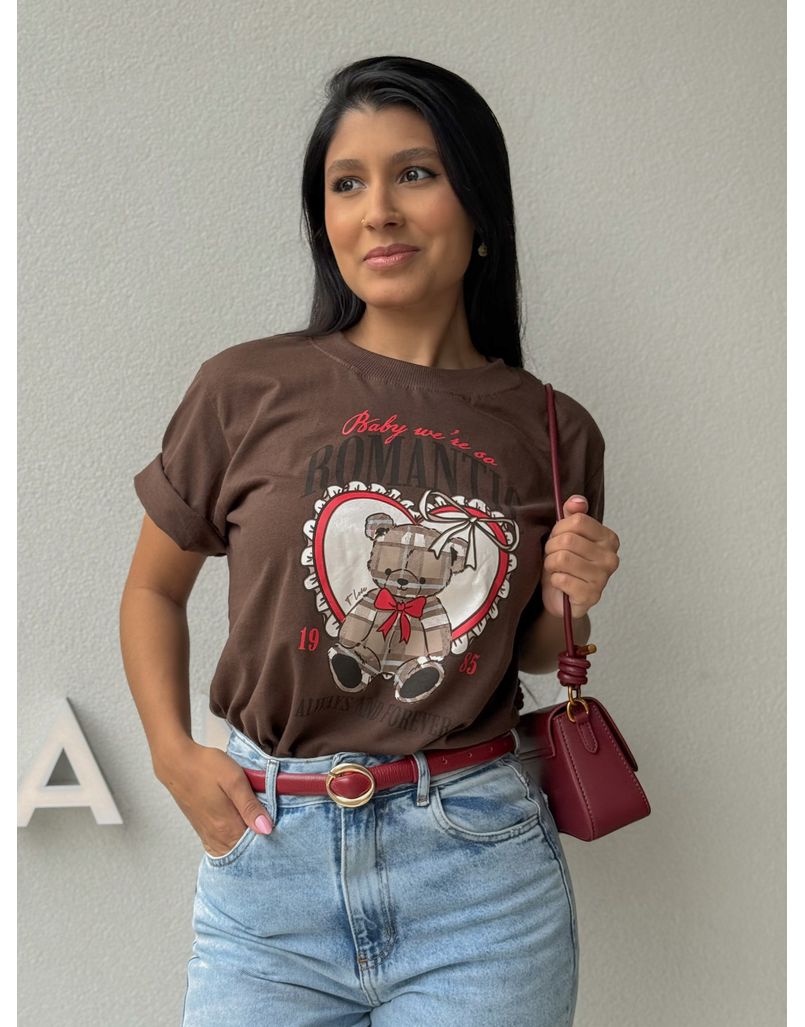 Camiseta Baby Café