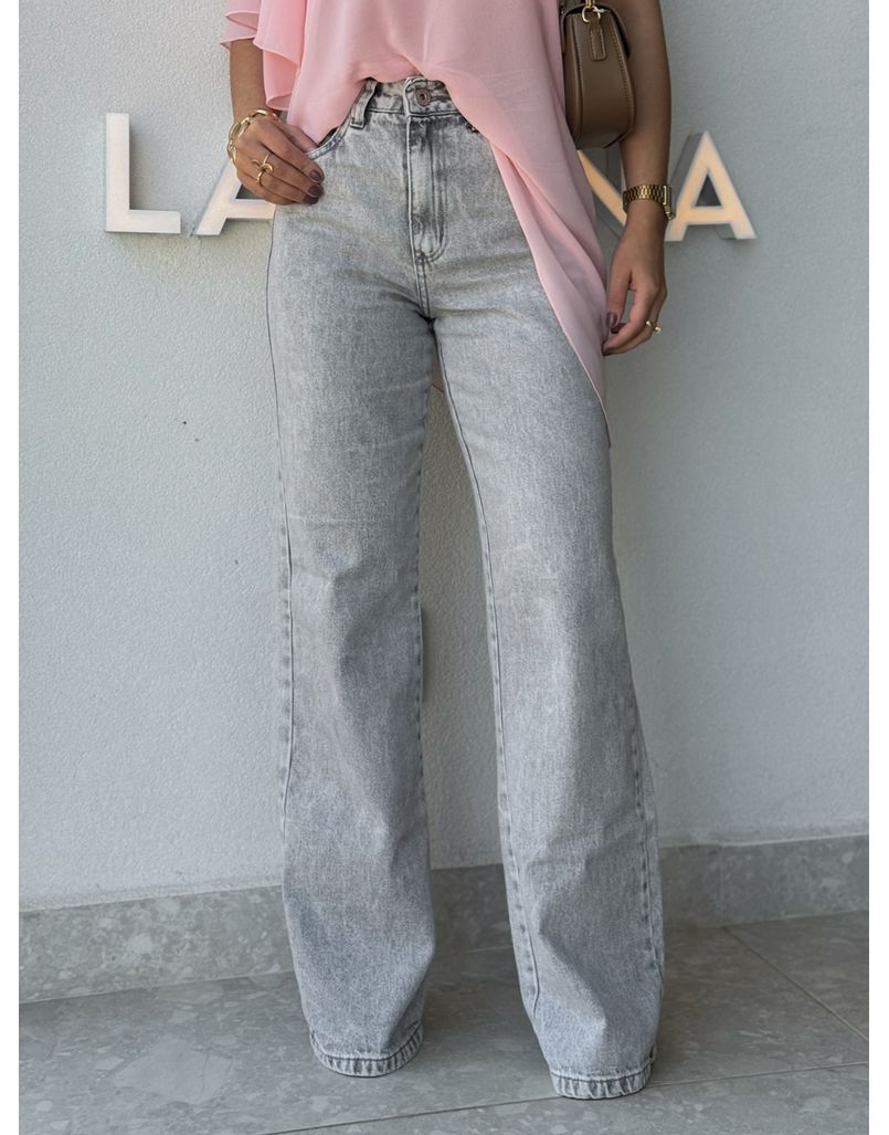 Calça Pantalona Verônica Black - Loja La Mina 