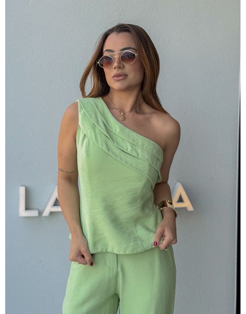 Conjunto Ombro Só Talia Verde