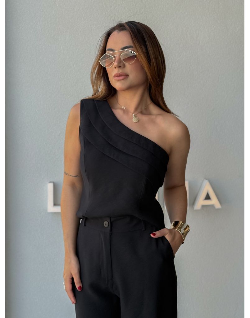 Conjunto Ombro Só Talia Preto