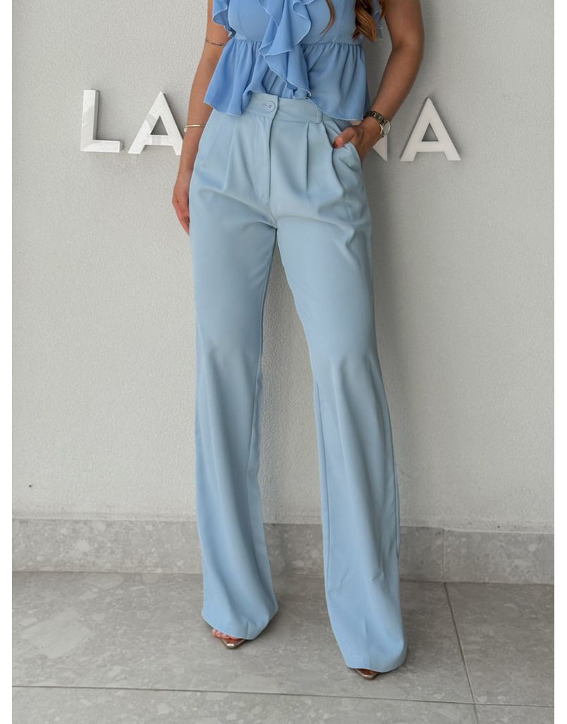 Calça Pantalona Kenia Azul