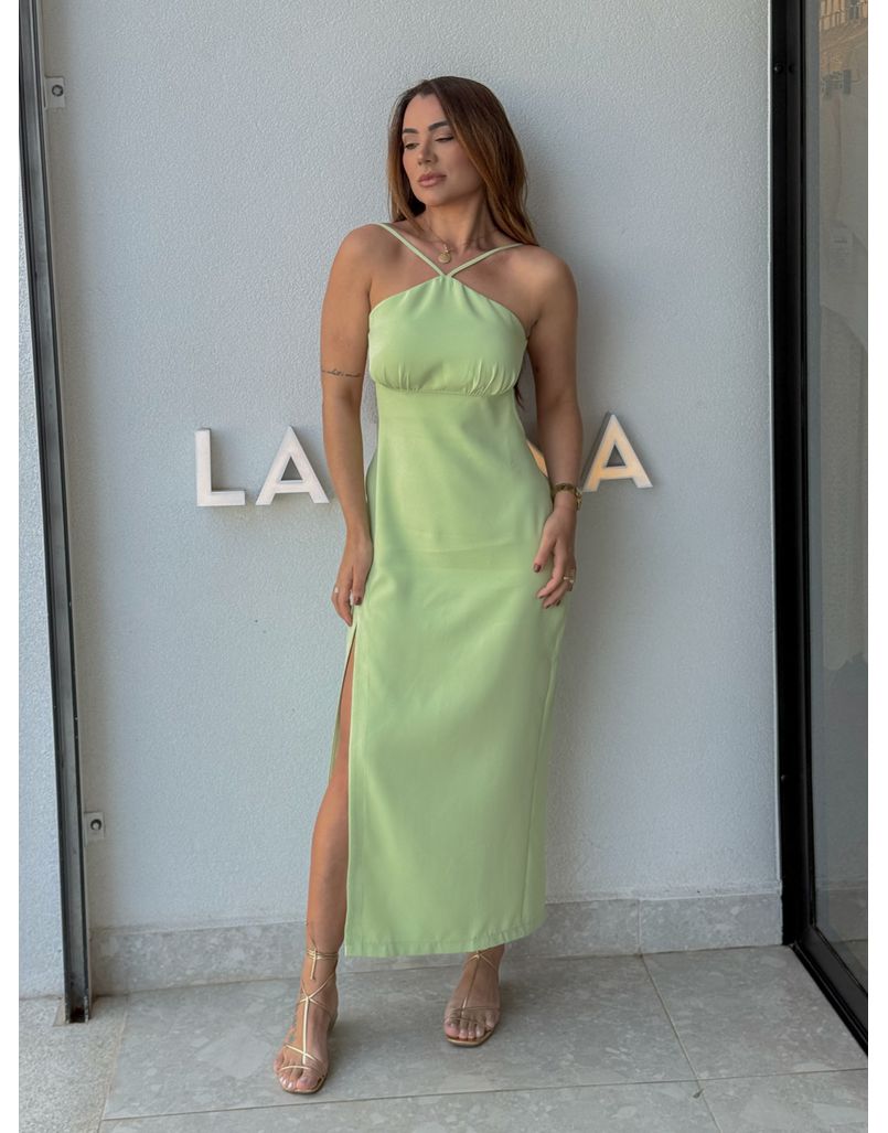 Vestido Midi Carine Verde