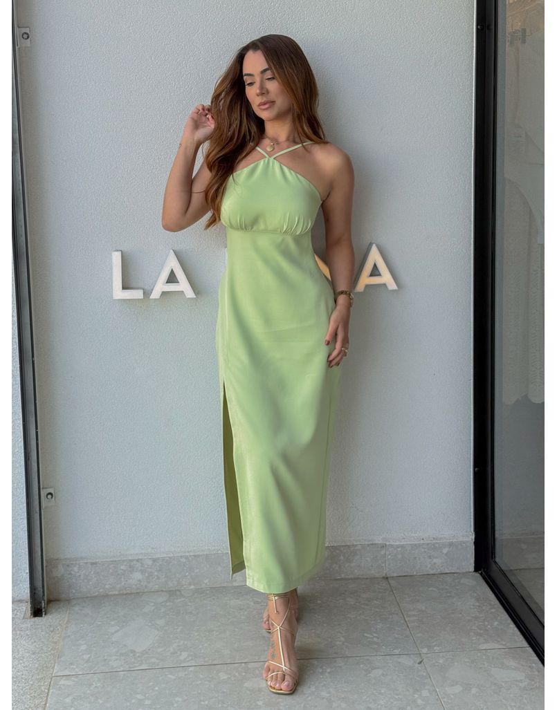 Vestido Midi Carine Verde