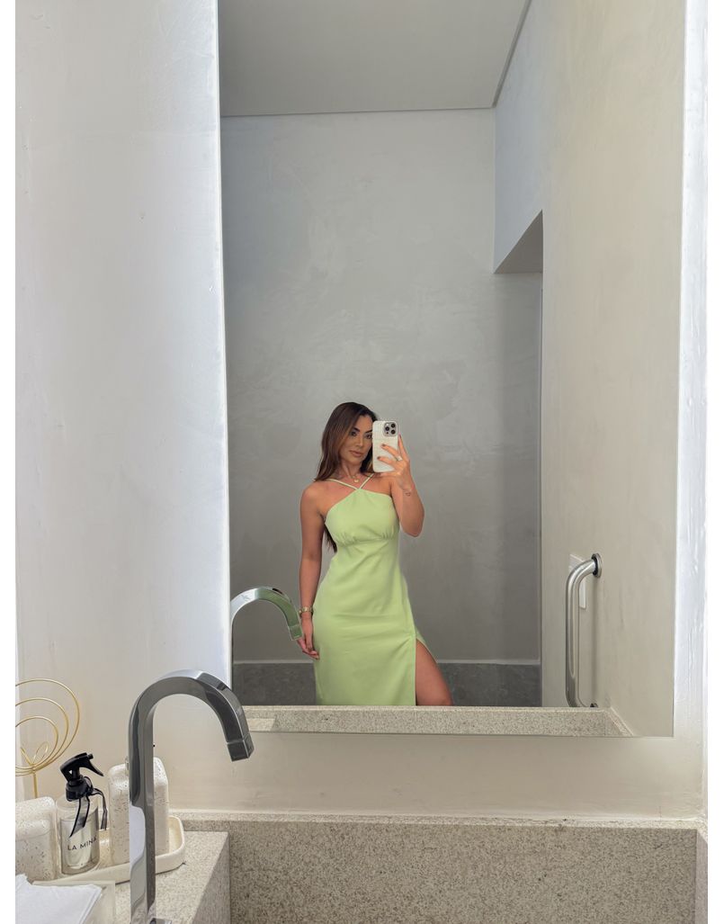 Vestido Midi Carine Verde