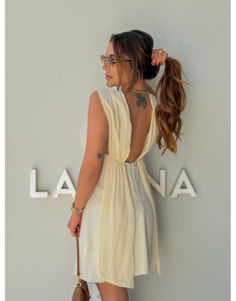 Vestido Melissa Areia 