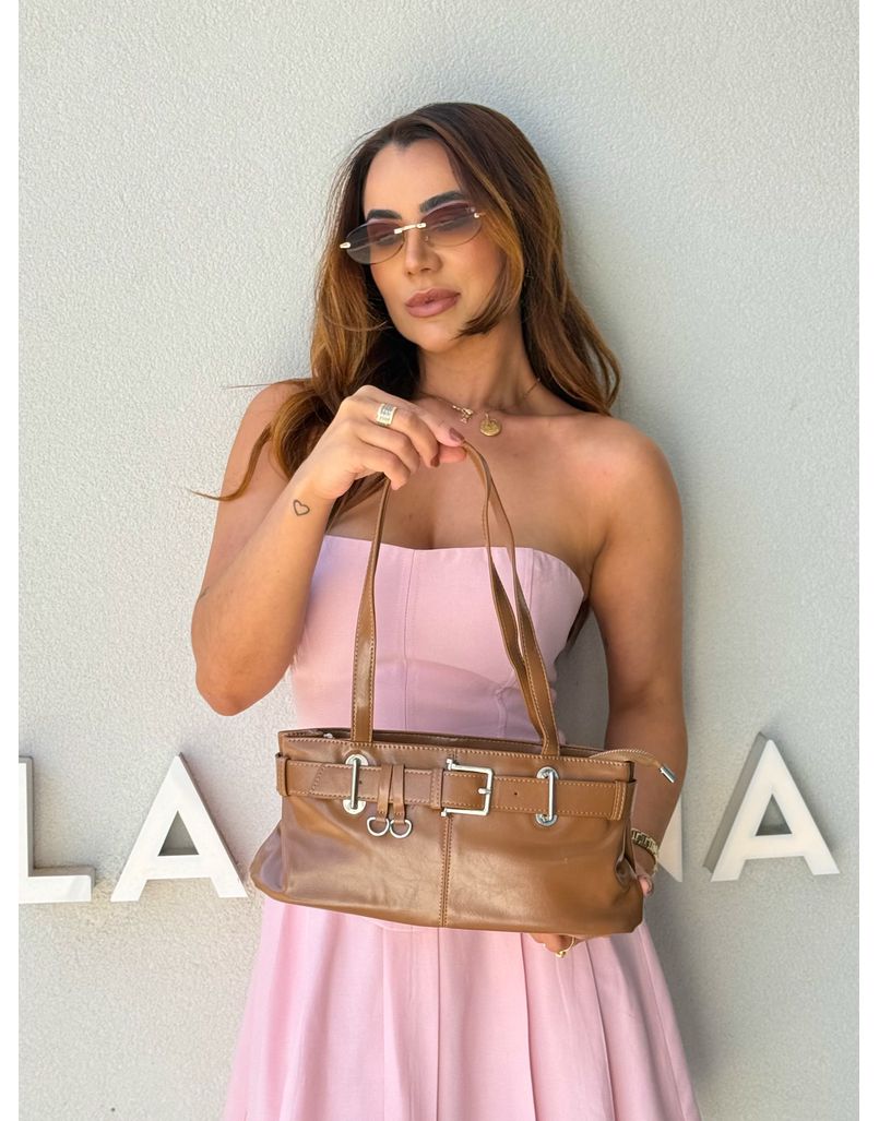 Bolsa Lidi Caramelo - Loja La Mina 