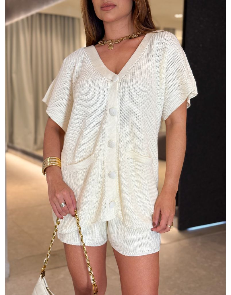 Conjunto Tricot Camily Off