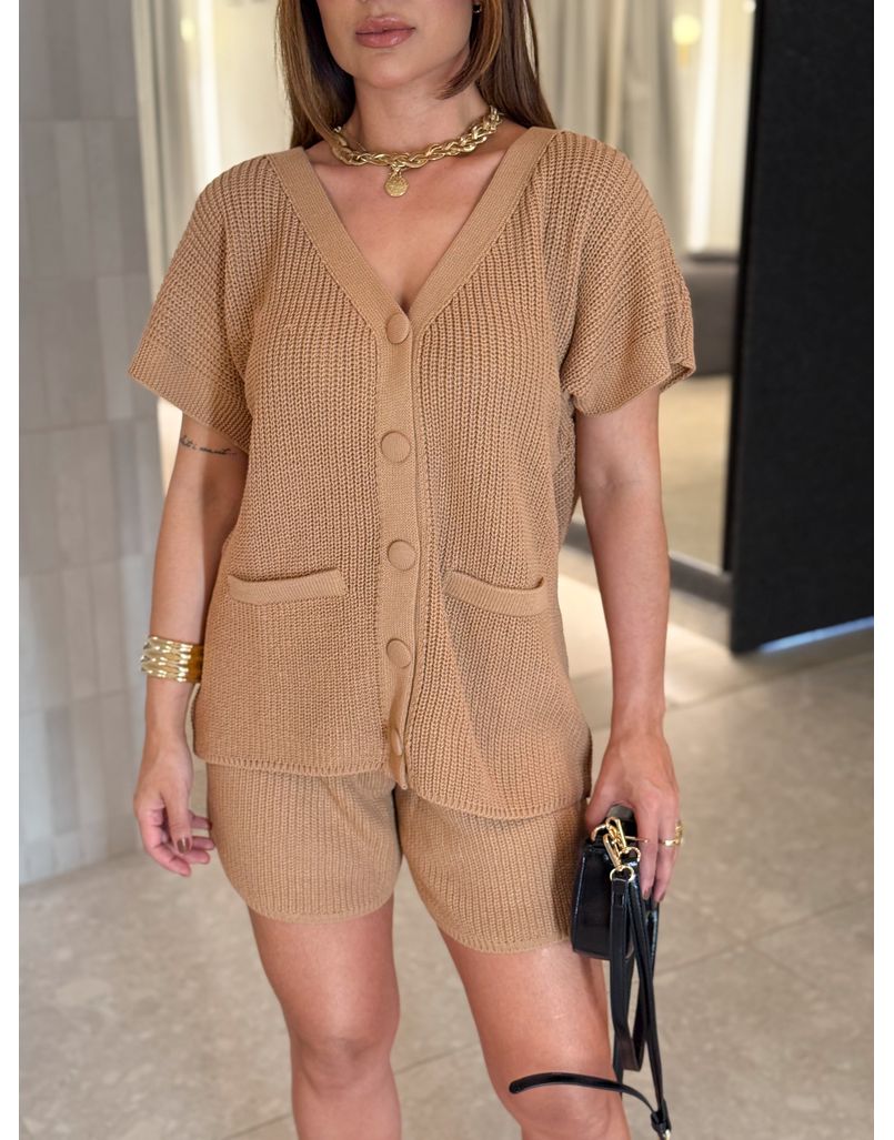 Conjunto Tricot Camily Cappuccino