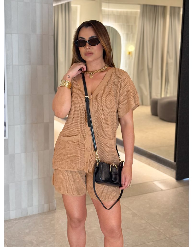 Conjunto Tricot Camily Cappuccino