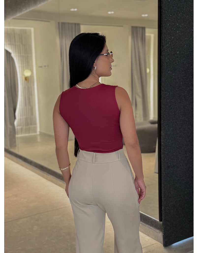 Body Decote Agatha Cereja