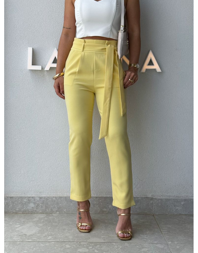 Calça Clochard Marieta Amarela 
