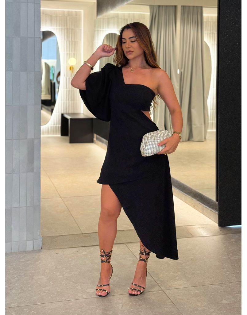 Vestido Hadassa Preto - Loja La Mina 