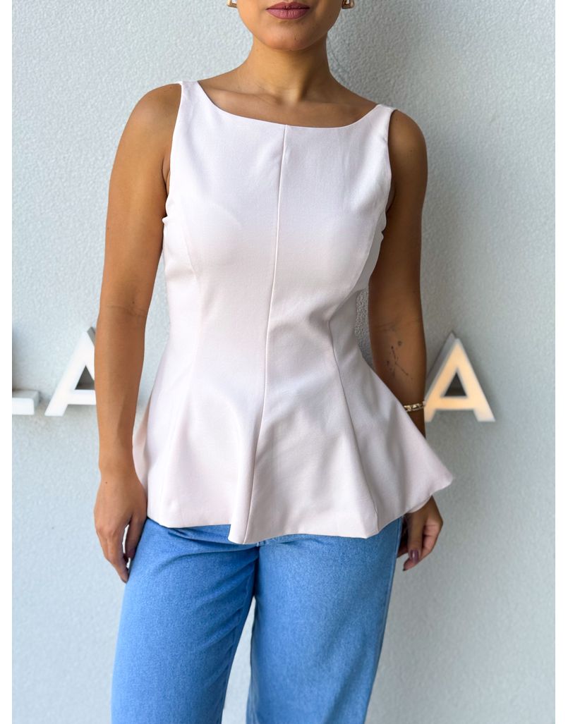 Blusa Peplum Natalie Rosa 
